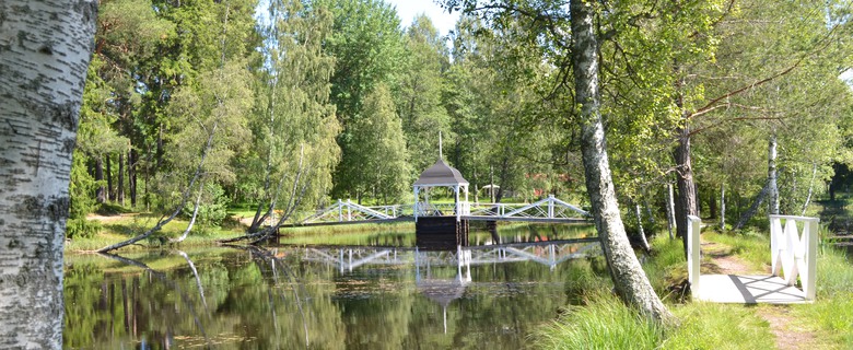 Herrgårdsparken i Mariannelund.