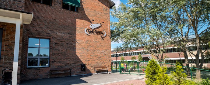 Bild på förskolehuset Galaxen i Eksjö